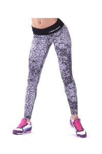 FA Sports Wear Legginsy Damskie 005 W Pixel Grey