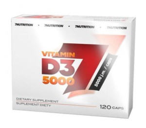 7Nutrition Vitamin D3 5000 120kap