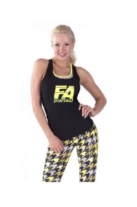 FA Sports Wear Tank Top Damski 002 W Basic Black