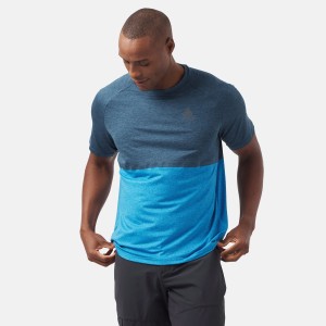 Odlo Koszulka Tech.Męska Ride Easy blue wing teal melange