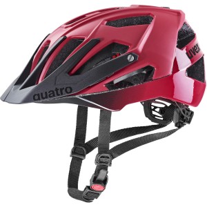 Uvex Kask Rowerowy Quatro cc Dark Red Black Mat