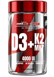 HiroLab Vitamin D3+K2 MK7 KSW 90sgel