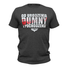 Beltor T-Shirt Slim Od Urodzenia Dumny Z Pochodzenia